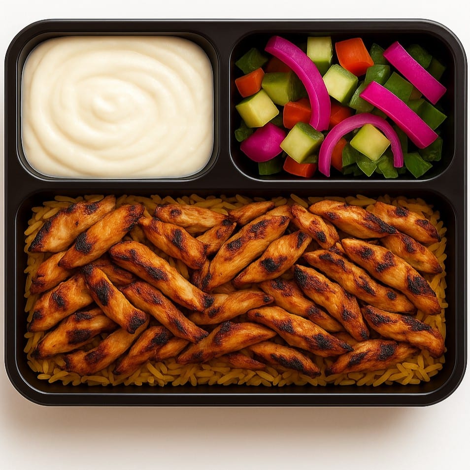 Chicken Shawarma Plate.