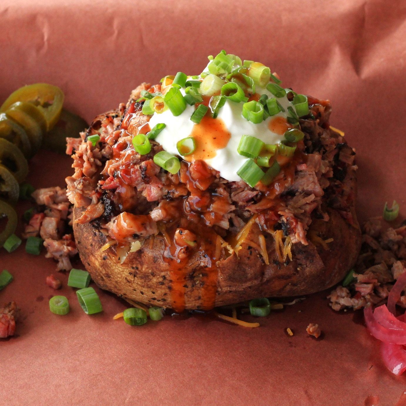BBQ Stuffed Potato.