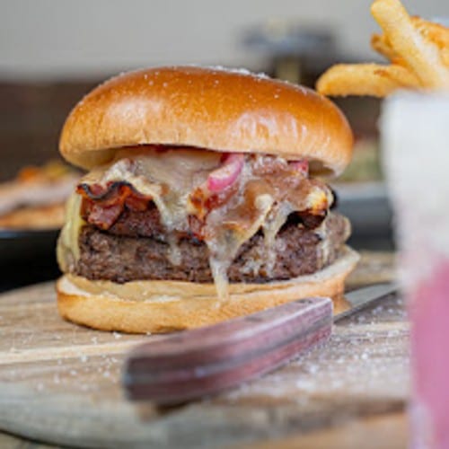 Dominican Chimi Burger.