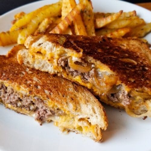 Patty Melt & French Fries.