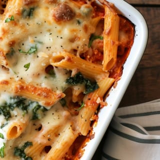 Baked Ziti with Meat Sauce