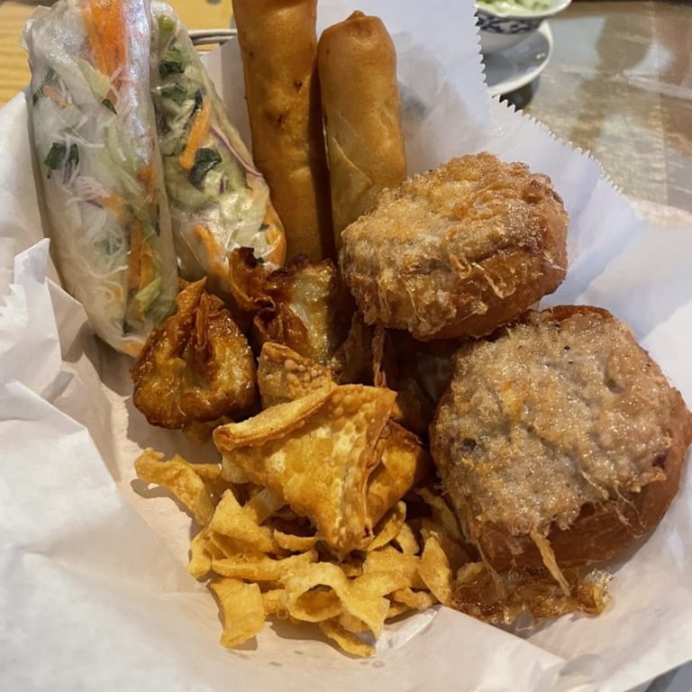 Authentic Thai Basket Feast