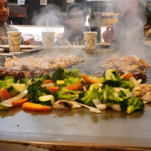 Vegetables Hibachi.