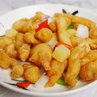 Sweet and Sour Chicken Lunch 酸甜鸡 Almuerzo de pollo agridulce