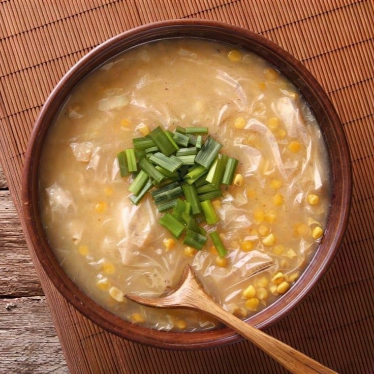 Chicken Corn Soup.