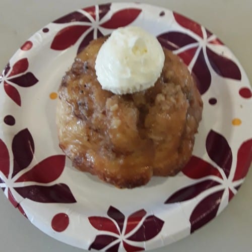 Apple Almond Fritter.