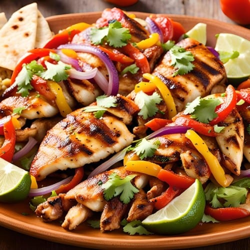 Chicken Fajitas Platter.