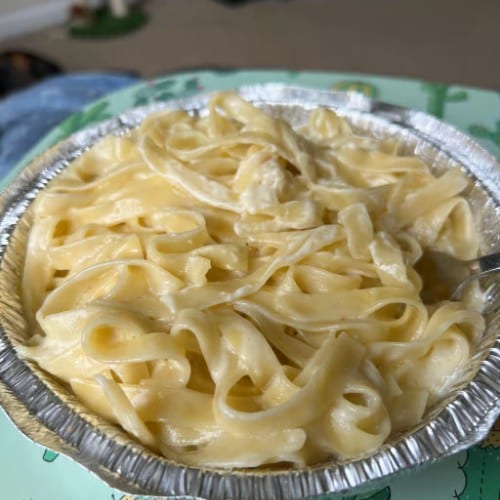 Fettuccine Alfredo.