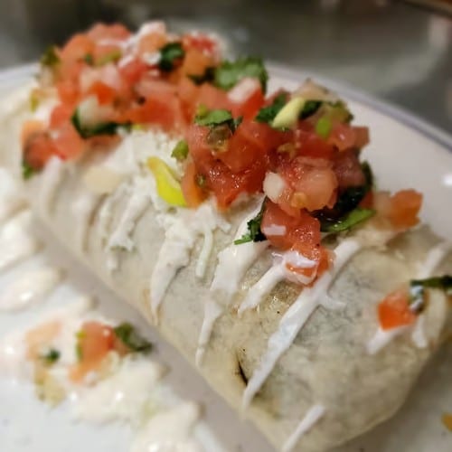 Super Vegetarian Burrito.