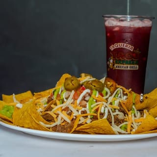 Nachos or Carne Asada Fries & Agua Fresca