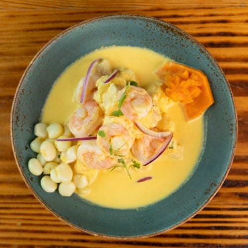 Ceviche De Camarones.