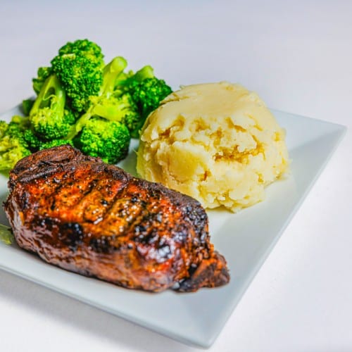 Grilled Top Sirloin Steak.