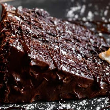 Four-Layer Chocolate Fudge Cake.