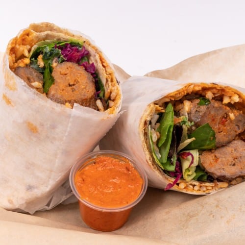 Meatballs Burrito ( Gluten Free Option).