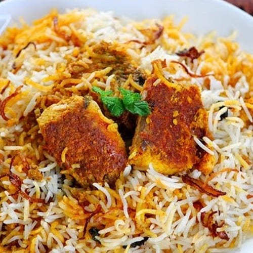 Fish Biryani.