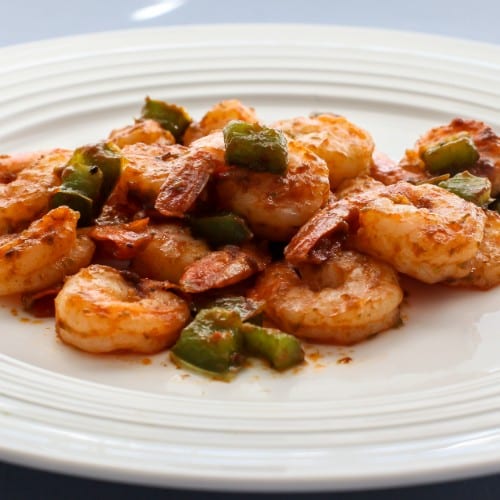 Jumbo Shrimp Bhuna (Dry).