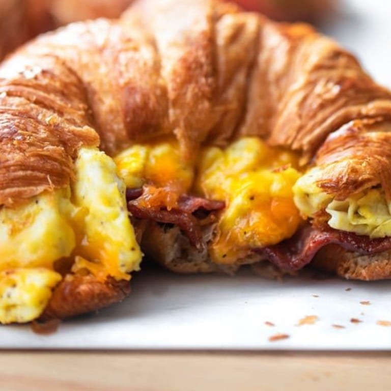 Delicious Croissant Creations at Our Café