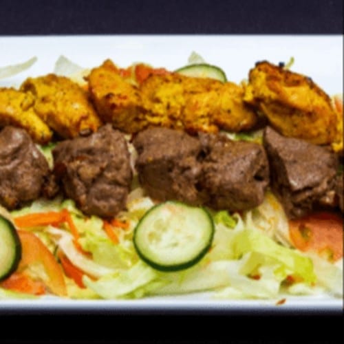 Low Carb Lamb & Chicken Salad.