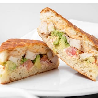 Grilled Chicken & Avocado Panini Sandwich