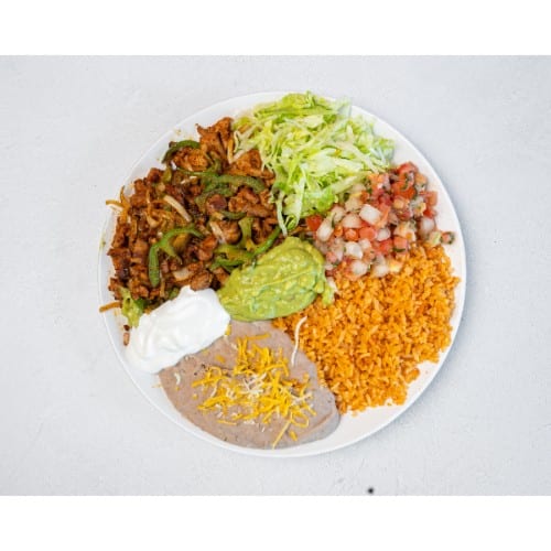 Combo 16 - Chicken & Fajita Veggies Plate.