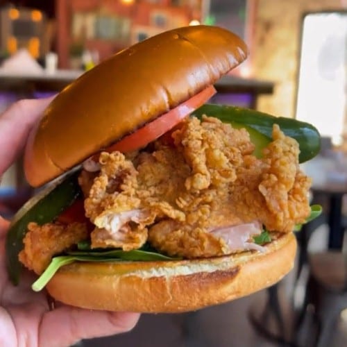 Fried Chicken Sandwich.