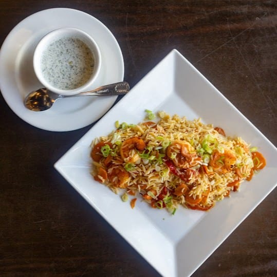 Shrimp Biryani.