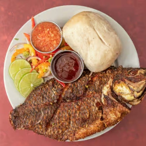 Banku & Tilapia.