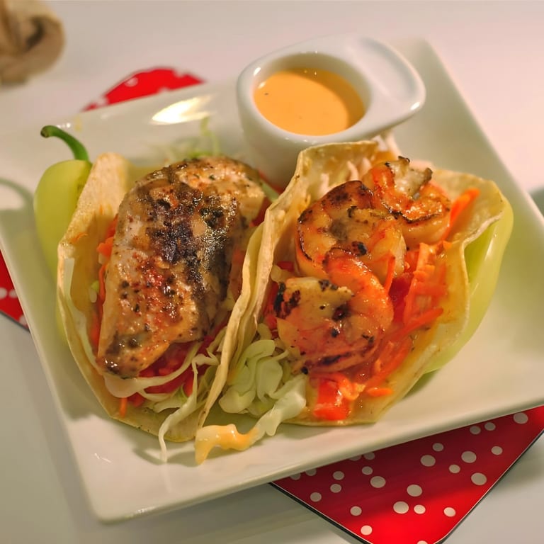 A Taste of the Ocean's Bounty 🌮🐟🍤