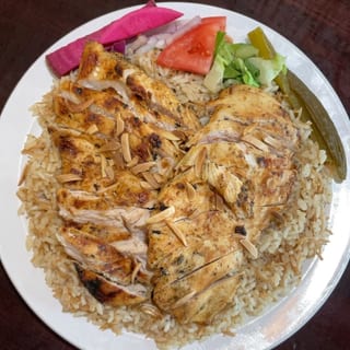 Grilled Chicken Over Rice