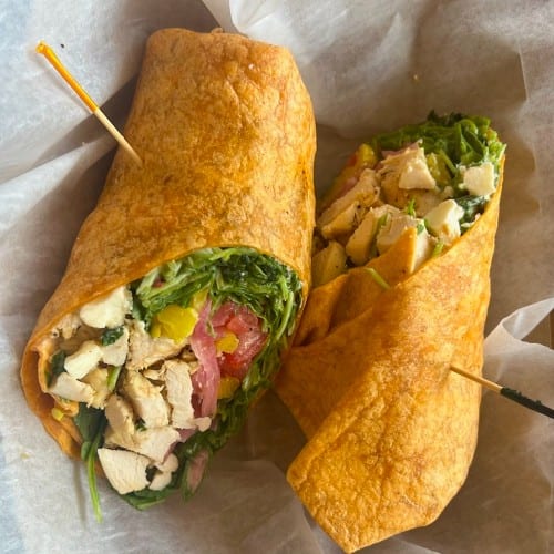 Zesty Chicken Wrap.