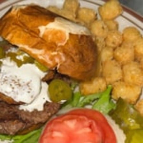 Jalapeño Poppers Burger.