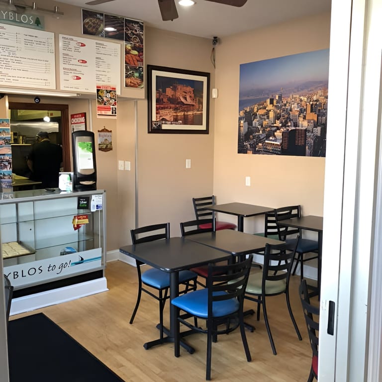 Inside Byblos Mediterranean Cafe 