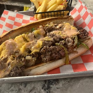 NYC Chopped Cheese Burger