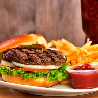 Classic Hamburger Meal