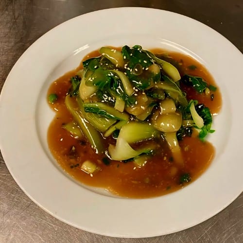 V6. Shanghai Bok Choy with Oyster Sauce.
