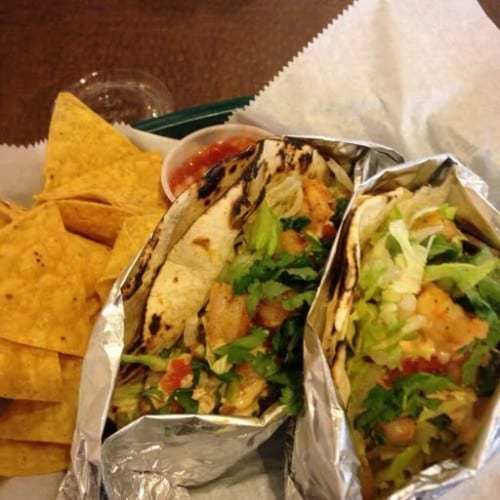 Shrimp Tacos.