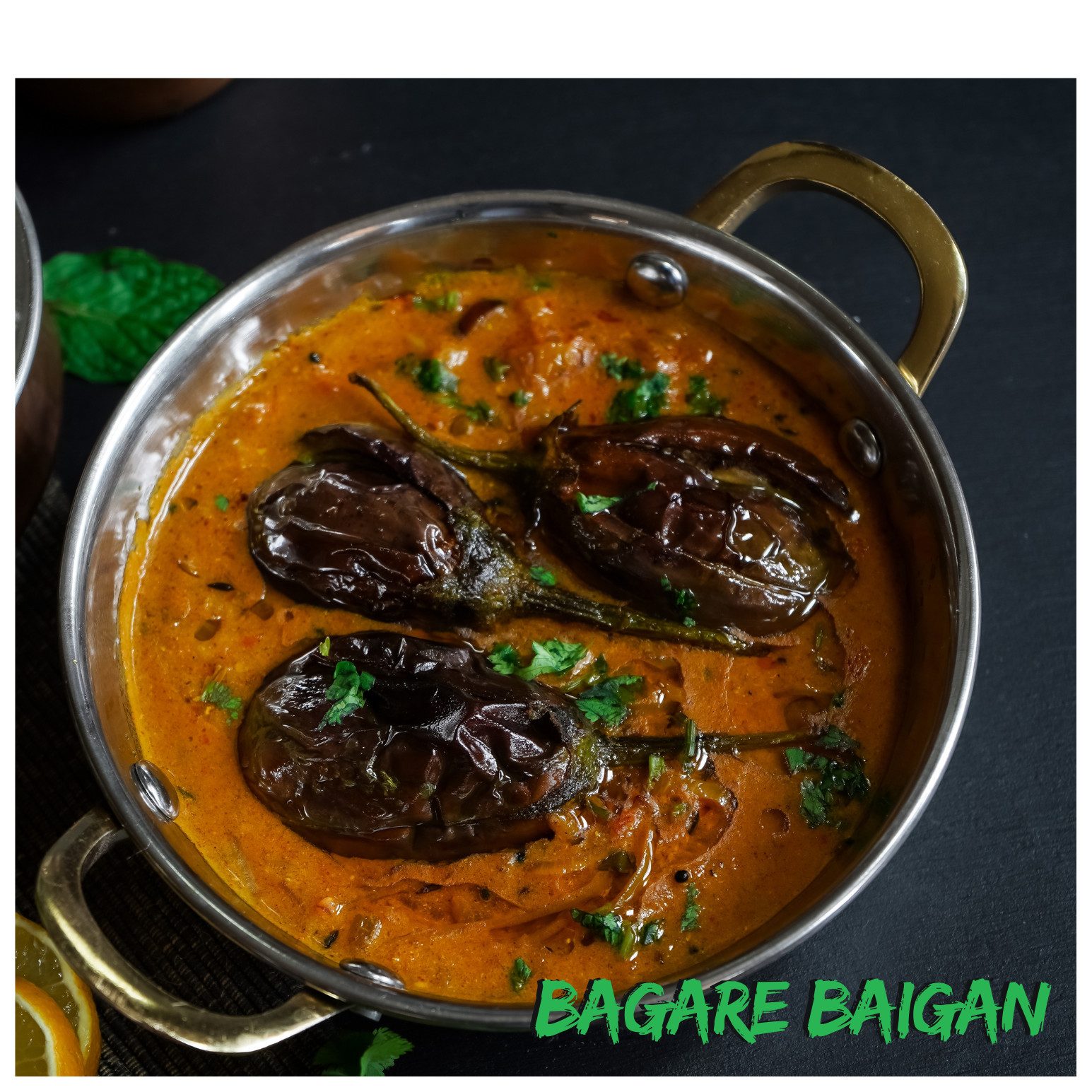 Bagare Baigan (Vegan).