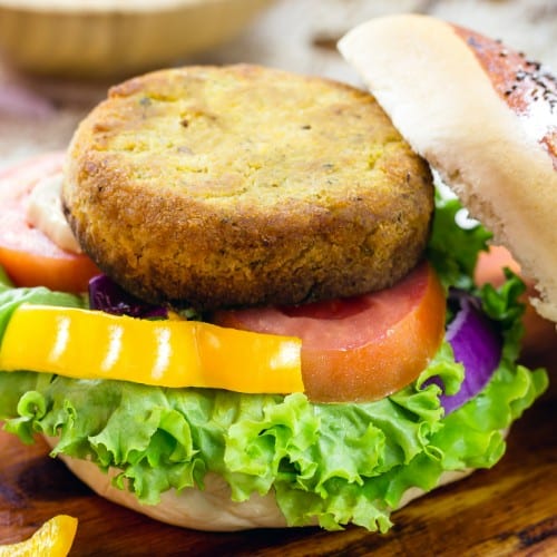 Housemade Veggie Burger.