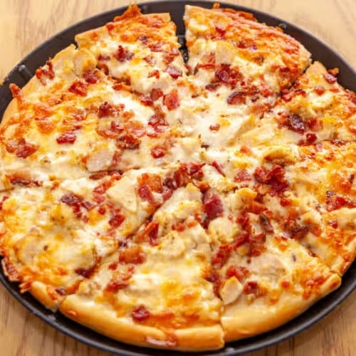 Chicken Bacon Ranch Pizza.