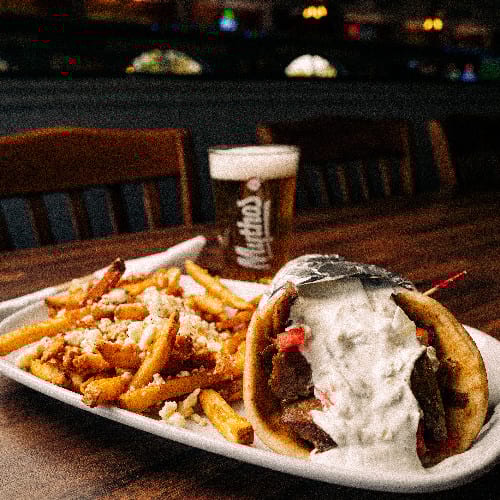 Gyro Sandwich - Lunch & Dinner.