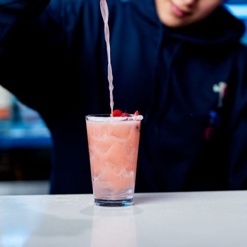 Basil Strawberry Margarita.