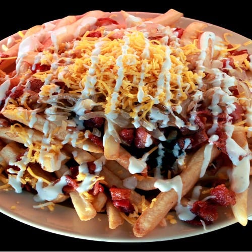 Chicken L.B.C. Fries.
