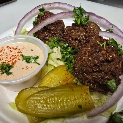 3 Pieces of Falafel.