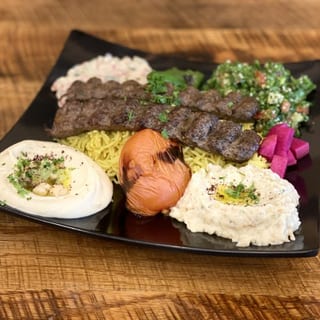 Kufta Kabob Platter