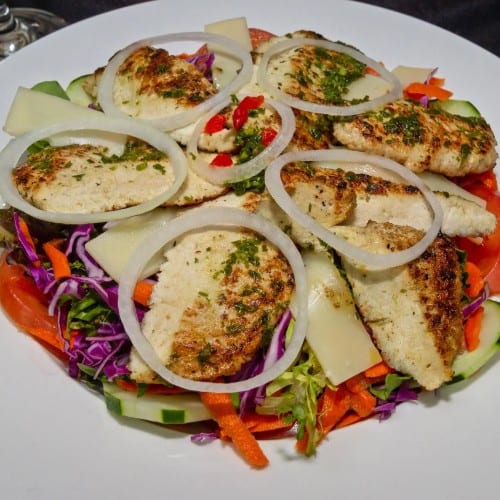 Chicken Churrasco Salad.