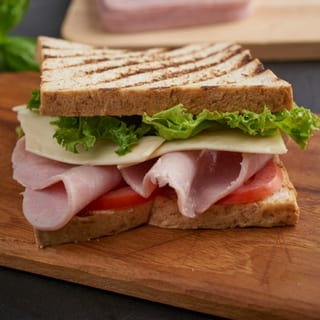 Ham and Cheese Club Sandwich