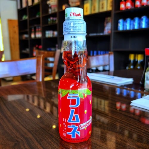 Ramune Soda - Strawberry.