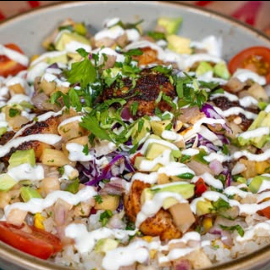 Chipotle Shrimp Bowl.