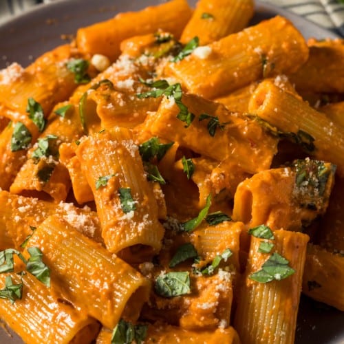 Penne alla Vodka.