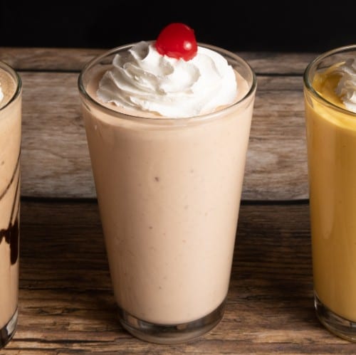 Strawberry milkshake.